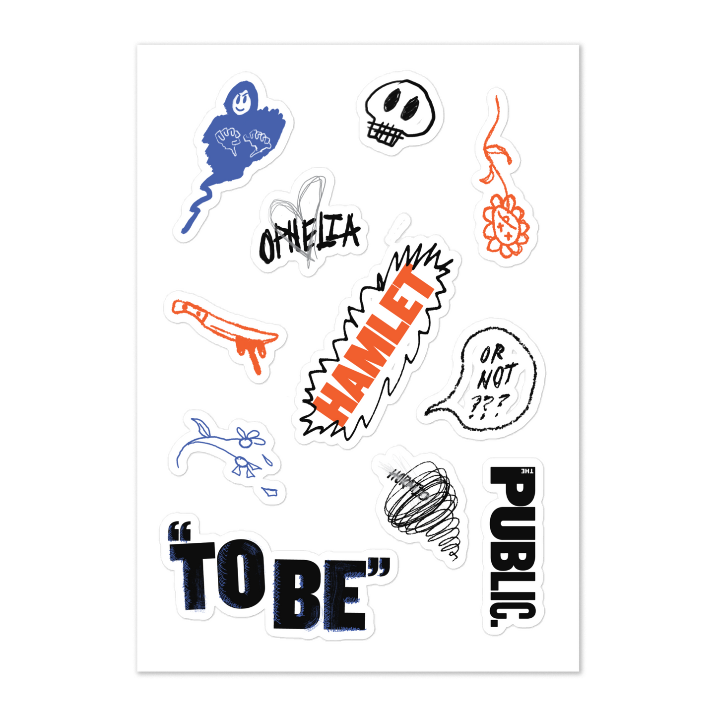 HAMLET Sticker Sheet (Set of 11)